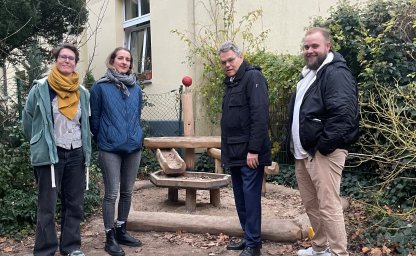 Besuch unseres Bürgermeisters in Kita Marlenchen